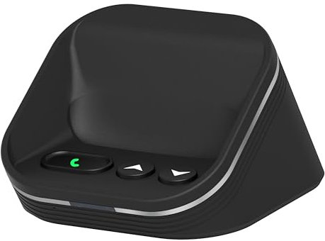 swissvoice - Ampli Base - Base di Ricarica con Altoparlante - Vivavoce - Amplificazione Sonora - Tasti Integrati - Per smartphone S510-C per Anziani - Nero