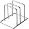 Clove Schneidebrett Halter Ständer Küche aus 100% Edelstahl 18/10 Schneidebretthalter Organizer Metall Brettchen Halterung Kitchen für 2 Dicke Schneidebretter 1.9, 2.9 cm Arbeitsplatte oder Schrank