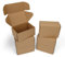 HORLIMER 6 Stück Versandkarton Klein Karton Box, 152x100x76 mm Mailer Boxen, Verpackungskartons aus Wellpappe für Warensendung, Geschenkbox, Faltkarton, Postkarton(Braun)