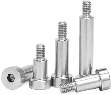 Bulloni a spalla, 10 pz/lotto M3 M4 M5 M6 304 Acciaio Inossidabile Esagonale a Esagono Incassato Cap Testa Spalla Cuscinetto a Rulli Vite Bullone ad Alta Resistenza (Color : 7mm 10pcs, Size : D4-M3)(D