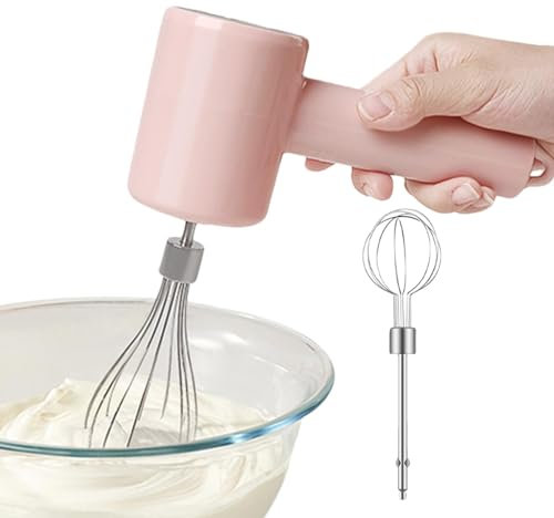 Fouet électrique | Fouet électrique silencieux rechargeable automatique – Gadget de cuisine batteur à œufs avec longue durée de vie de la batterie pour confitures, milkshake, beurre