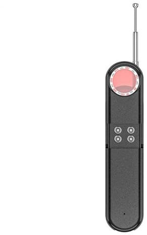 HVVENTY Tragbares Set für Überwachungskameras, kabellos, LED, RF mit hoher Empfindlichkeit, Anti-Spion, zum Auffinden von Hör- und Überwachungsgeräten, robuste Verarbeitung.