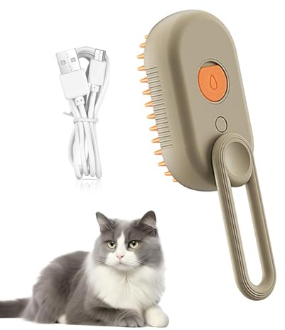 Dampfbürste für Katzen – Katzenbürste, Tierbürste | Elektrische