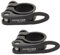 AMSNINK Fahrrad Sattelklemme 28,6 Mm 31,8 Mm 34,9 Mm,Schnellspanner, Schnellspanner Fahrrad, Schnellspanner Sattelstütze, Sattelstützenklemme, Schnellspanner Fahrradsattelzubehör, (Schwarz, 28,6mm)