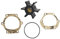 XRmarine New Sea Water Pump Impeller Repair Kit Replacement for Jabsco 653-0001-P Johnson F4B 09-810B Yanmar 128990-42200 2YM 3YM 2GM 3GM Series Pump Engines Vol-vo Pen-TA 876097
