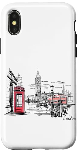 London, Love travel, UK Case for iPhone X/XS