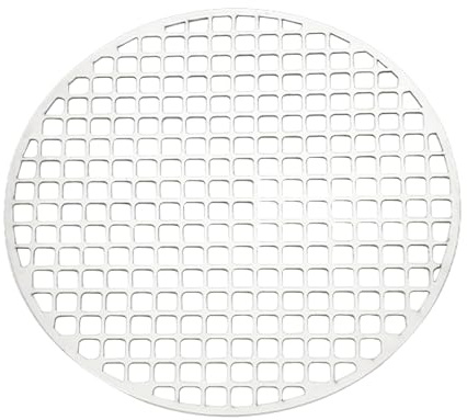 Grille de barbecue ronde en acier inoxydable pour foyer de cuisson, antiadhésive, portable, pièce de rechange pour foyer, pizza, camping
