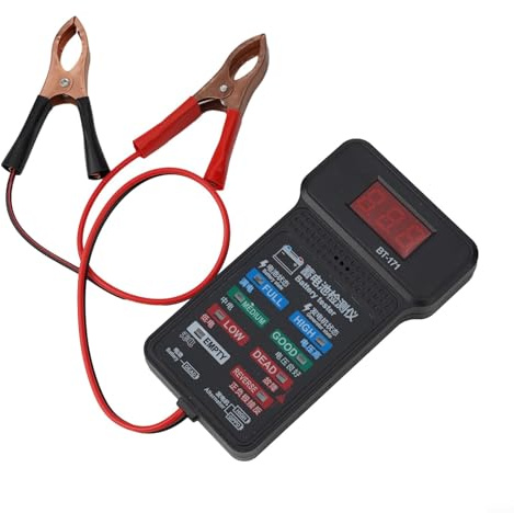 Jotekonoby Autobatterietester 12V für den Automobileinsatz | Batteriespannungsprüfer | Auto-Diagnosegerät mit LED-Anzeige | Generator Ausgangsspannung Testgerät