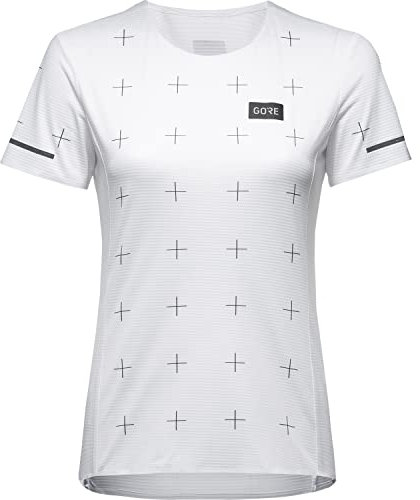 GORE WEAR Damen Kurzarm-Laufshirt Contest Daily, 34, Weiß