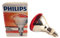 Hartglas Infrarotlampe PHILIPS - 250 W / rot