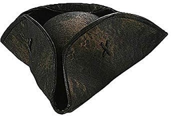 elope Scallywag Piraten-Dreisporn Kostüm Hut für Damen & Herren, Bronze, Standard