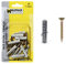 WOLFPACK 13131540 Blister Nylon Tirefond Cheville 8 mm 5 Pièces ()