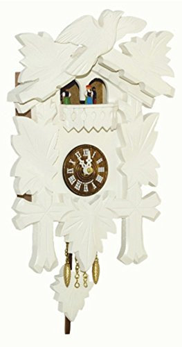 Trenkle Kuckulino Schwarzwalduhr mit Quarzwerk und Kuckuckruf, drehende Tänzer