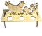 LUOEM Osterei Halter Holz Ostern Deko Henne Huhn Design