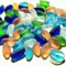 10-16mm Mixed Color Top Ungebohrte Sea Beach Glasperlen Bulk DIY Schmuck Anhänger Dekor, Anhänger für Seeglas Schmuck Herstellung Ohrringe Halskette Herstellung