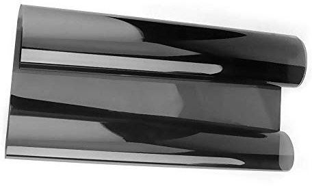 Uteruik VLT Black Car Window Tint Film UV Protection 25% Tinting Film Roll Shade Wrap Sticker 3mx50cm, 1pcs