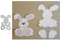 Ponnen Ostern Hase Stanzbögen Stanzschablonen Scrapbooking Stanzmaschine Stanzformen für Scrapbooking Kartenbasteln Album Papier Dekor