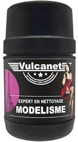 nettoyant dégraissant vulcanet modélisme pot de 70 lingettes