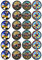 24 Muffin & Cupcake Aufleger Premium Esspapier Feuerwehrmann Sam C2