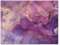 wandmotiv24 Leinwandbild Steine & Felsen, Querformat, Lila Marmor mit Gold M0242