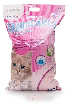 Katzenstreu aus Silikon, Rosa, 16 l