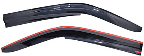 Promo Link Set Windabweiser Regenabweiser Windschutz Sonnenschutz Kabinenzubehör Schwarz R.Trafic O.Vivaro 2003-2015 LKW