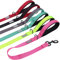 VIVAGLORY Poignée Confortable de Laisse Courte pour Chien, Laisse d’Entraînement et de Marche pour Chiens Moyens et Grands, Rose, 61 cm