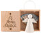 Weihnachtsengel in Holzbox mit Gravur, Weihnachtsdeko, Porzellan Schutzengel, Deko Engel Figur, Verpackung für Geldgeschenke, Glücksengel Dekoration, Dekofigur Glücksbringer