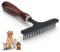 Peines Tipo Rastrillo Para Perros, Peine De Aseo Para Mascotas, Peine Perro Mango Madera, Peine Rastrillo Para Perros Y Gatos Pelo Largo Para Evitar Nudos Y Pelo, Masaje Agradable Para Su Mascota