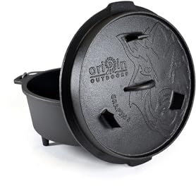 Origin Outdoors 179662 Grapen Feuertopf, Aluminium, Silber