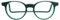 SLASTIK TAKU XL Magnetische Lesebrille – Faltbare Lesebrille mit rechteckigem Rahmen - verstellbaren Bügeln – flexibles Kopfband – Magnete auf der Vorderseite der Brille mit weichem Etui (Grün +1.50)