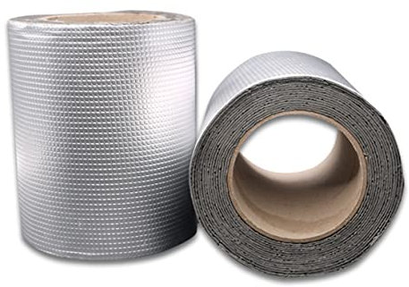COHEALI Butylkautschuk-reparaturband Wasserdichtes Band Für Dachschwellenrohrleitungen Silber Butylband Mit Aluminiumoberfläche Für Einfache Reparaturen