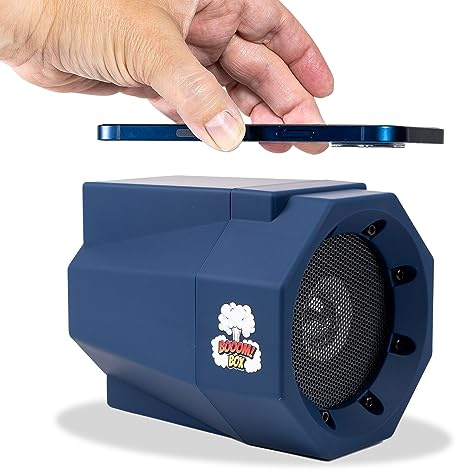 Mad Man Lautstärkeverstärker für Telefone, ohne Bluetooth oder Kabel, stellen Sie das Smartphone auf den Lautsprecher ein, um Audio zu verstärken, universell kompatibel, funktioniert mit