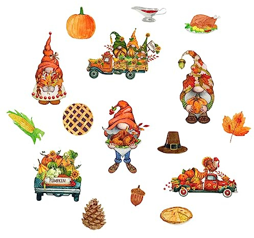 GALPADA 1satz Fridge Magnet Mit Thanksgiving- Abnehmbare Kühlschrankmagnete Für Herbstdekoration Langlebig Und Farbecht Für Auto Und Küche