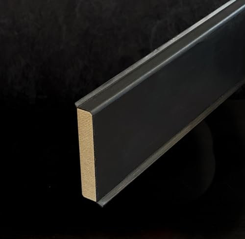 Döllken CubuFlexLife 60 Plinthe noire 1 pièce = 2,5 m (largeur : 11 mm)