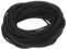 QUARKZMAN Nastro Tenuta Schiuma Silicone, Diametro 2mm (0,08) Lunghezza 12 Metri (39,37 Ft) Guarnizione Gomma Spugna Rotonda Corda Gomma Solida per Macchinari e Industrie, Nero