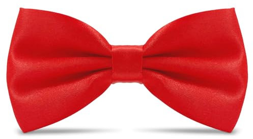 AHLPO Elegante Herren Fliege - Hochwertig, Mit Haken Verstellbar, Fliege Anzug für Hochzeit Party Feiern Büro Geschenk, Fliegen für Herren Damen Jungen