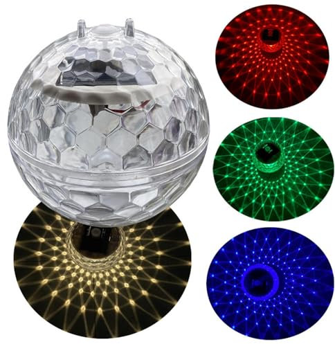 Lainiaoly Lampe Flottante Piscine Solaire, Lampe de Piscine Flottante, Boule Solaire Exterieur Jardin, Lampes de Piscine Solaires, Lampes de Piscine LED étanches pour Piscine, Plage, Jardin, Pelouse