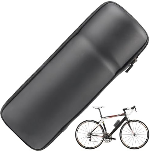 CNAFGBGG 1PC Bike Tool Bag, Waterproof EVA Water Bottle Tool Storage for Bike, Bike Tool Bottle 9.1x3.2x3.2 Bike Multi Tool Case, Zipper Bike Storage Bag for Water Bottle Cage