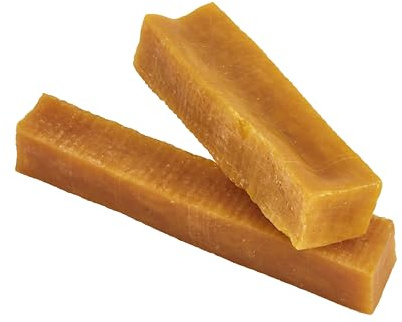 Smart Garden Pack of 2 Medium Yak Chews With Carrot Dog Treats - 100% Natural Cheesy Chews - 140g - Delicious Dog Chews Rich In Protein and Calcium