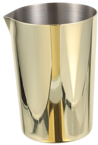 HOLIDYOYO Vaso Mezclador Inoxidable Para Cócteles Jarra Para Bebidas Para Bares y De Limpiar y Reutilizable