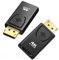 JIEYUCHU Adaptador Displayport a HDMI, 2 Pcs Resolución 4K 1080P Adaptador DisplayPort Macho a HDMI Hembra, para Monitor, Proyector, Mac, Tableta, HDTV
