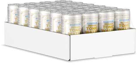 by Amazon Light Indian Tonic Water Cans, 24 x 250ml