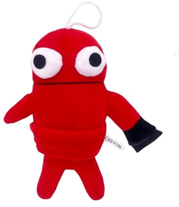 OUKEYI R.E.P.O Plush Toys, 2025 New Mailbox Man Plushies, REPO Horror Game Plush Toy Doll for Fans Gift (red)