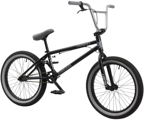 KHEbikes KHE Derrick 20 Zoll BMX Fahrrad – 11,1 kg leicht – Freestyle BMX für Einsteiger & Fortgeschrittene – 20,6 Oberrohr – 2025 – matt schwarz