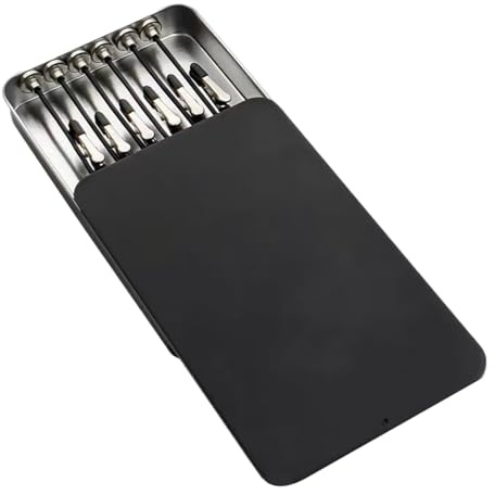 Lot de 12 supports de peinture miniatures en fer et caoutchouc avec boîte de rangement pour atelier, loisirs, école, dortoir, hôtel, bureau, industrie artisanale