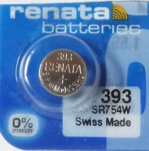 Renata 393 SR48W Silver Oxide Watch Battery 1.55v Blister Packed