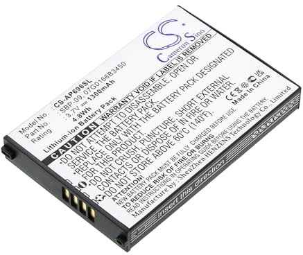Cameron Sino - Batteria da 3,7 V, 1300 mAh per Asus MyPal A626, MyPal A686, A696, 07G0166B3450, SBP-09