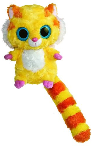 Original YooHoo Plüschtier Gelber Tiger stehend, Kuscheltier ca. 12,5 cm