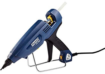 Rapid EG380 Pistola per Colla a Caldo Industriale da 11 - 12 mm, Capacità di 2200 g di colla / h, Temperatura da 130 ° C a 230 ° C, Ugello Intercambiabile e Cavo da 3,5 m, Confezione Singola
